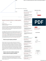 Bangalore Occupancy Certificate A Complete Guideline