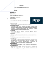 La Persona Bajo La Lluvia Informe