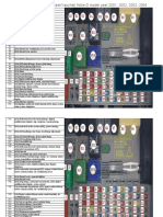 Fuse Box Diagram For The Opel-Vauxhall Astra G Fourth Generation Model Year 2001 - 2004