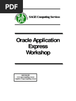 Silo - Tips - Oracle Application Express Workshop