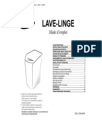 Lave-Linge: Mode D'emploi