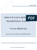 What If Gafa Replaced Traditional Banks?: Translation: Wency-Wenceslas MOUNDOUNGA