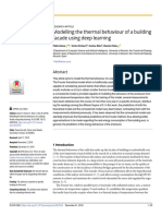 Modelling The Thermal Behaviour of A Building Facade Using Deep Learning