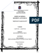 Kertas Kerja Anti Buli Minggu Baik Hati 2019