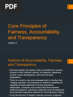 Core Principles of Fairness, Accountability, and Transparency