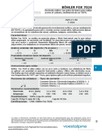 Böhler Fox 7024: Propiedades Mecánicas Típicas Del Depósito