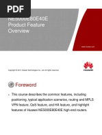 1-ODR102005 NE5000E80E40E Product Feature Overview ISSUE 1.01