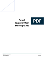 Isupplier User Training Guide v0