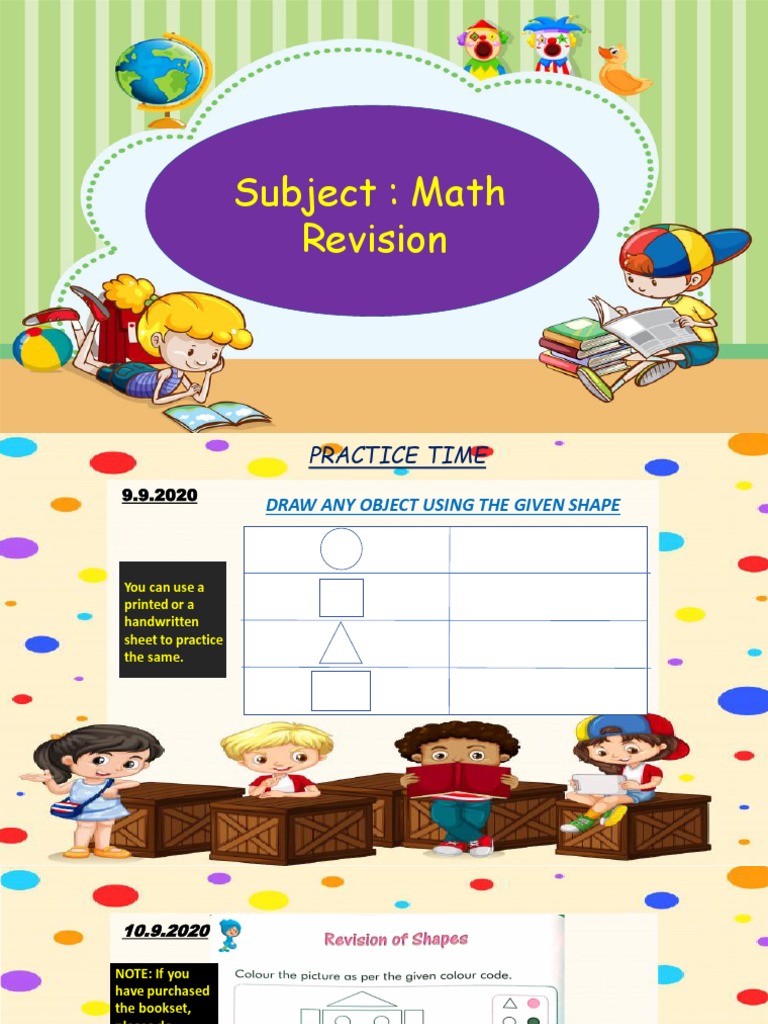 Subject: Math Revision | PDF | Home & Garden