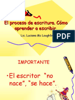 Presentacion Proceso Escritura 090914083350 Phpapp02 PDF