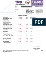 Patient Liver Function Test Results