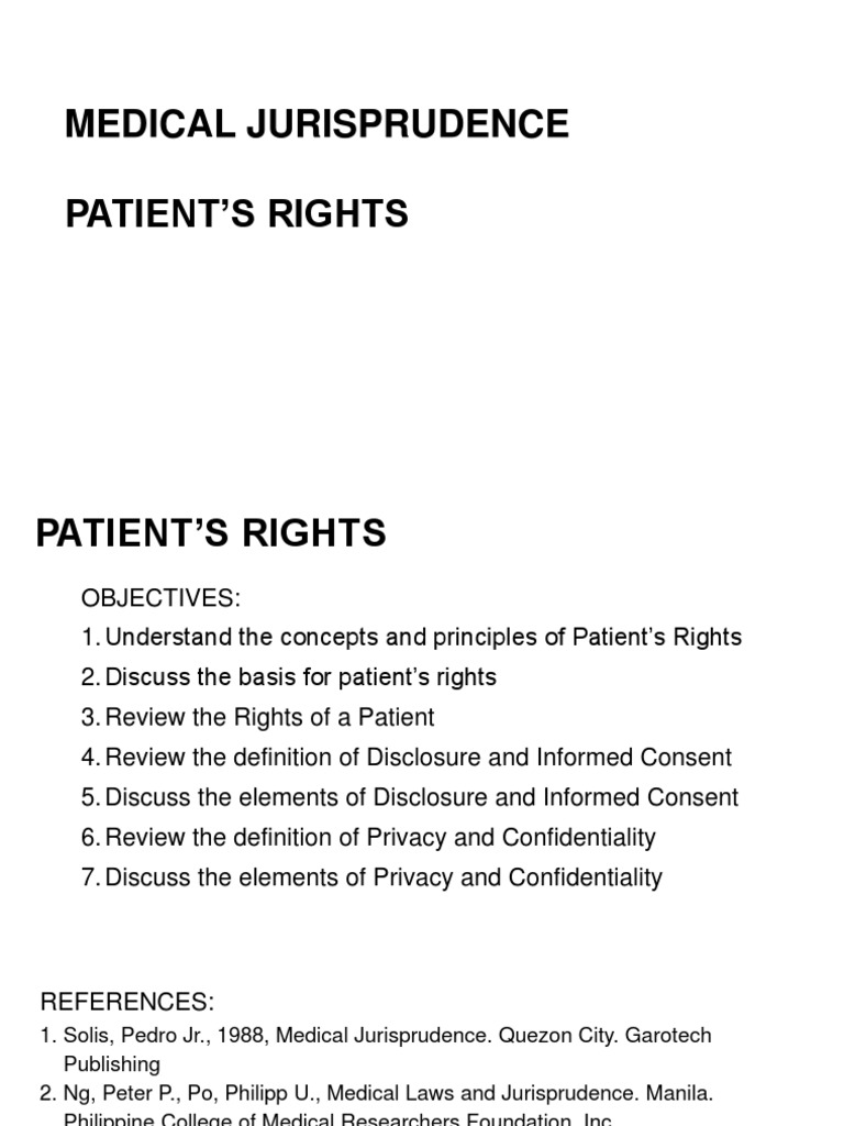 7724 (04) Patient's Rights | PDF | Informed Consent | Confidentiality