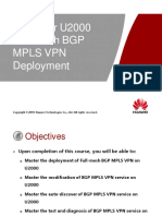 7 - Imanager U2000 Full-Mesh BGP MPLS VPN Deployment ISSUE1.00