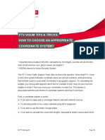 PTV Visum Coordinate Systems