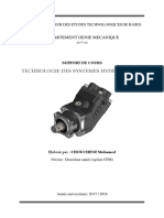 Page de Garde Technologie Des Systèmes Hydrauliques PDF