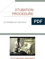 Extubation Procedure: By: Honeibelle P. Delacruz