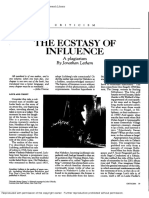 Lethem - Ecstasy of Influence PDF