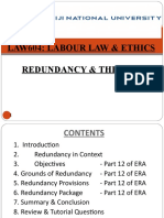 LAW604 - Week 10 (Redundancy The Law)