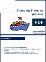 Transporte fluvial de pasajeros: riesgos y medidas