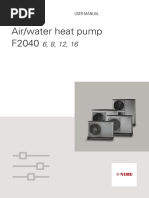 Air/water Heat Pump F2040: UHB EN 1826-5 231845 User Manual