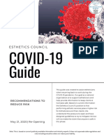 COVID-19 Guide: Esthetics Council