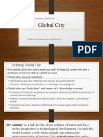 Attributes that Define Global Cities