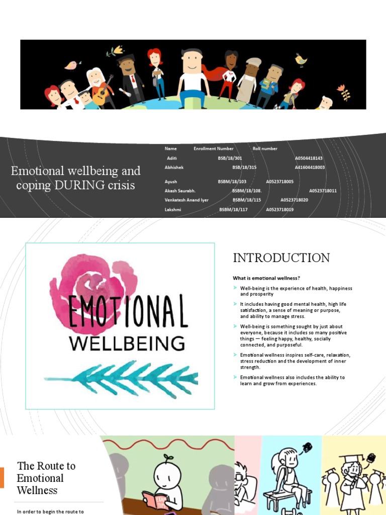 Emotional Well Being And Coping During Crisis Pdf Depression Mood