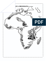 Africa Orografia Sin Nombres