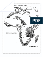Africa Orografia Con Nombres