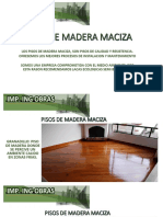 Pisos de Madera Maciza