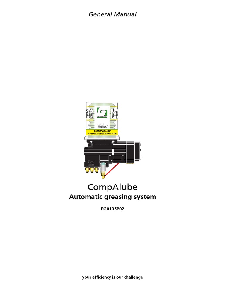 CompAlube Greasing System Manual | PDF | Brake | Pump