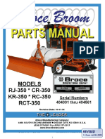 350 Series Broce Broom Parts Catalog 404001-404561 PDF