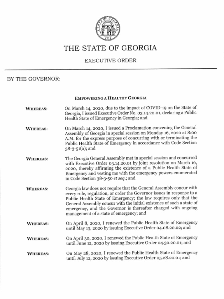 Executive Order 10.15.20.01