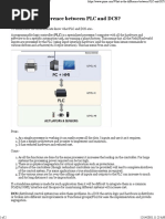 What is the difference between PLC and DCS