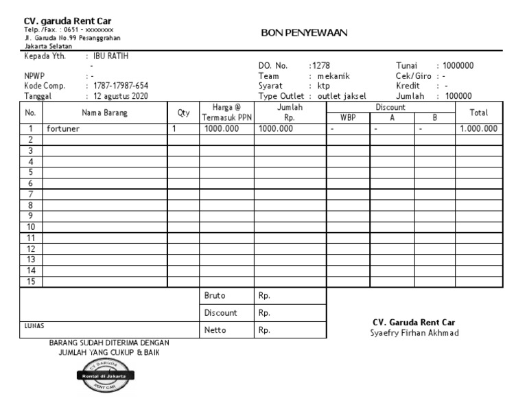 Nota CV | PDF