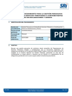 Extracto Del Procedimiento Gestión Persuasiva A Contribuyentes Omisos en Declaraciones y Anexos - V1 Final - 06-07-2009 PDF