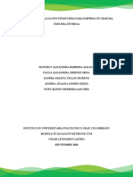 Proyecto de Evaluacion Financiera para Empresa en Marcha