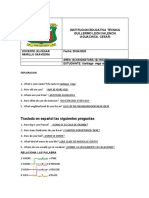 Traslada en Español Las Siguientes Preguntas: Institucion Educativa Tecnica Guillermo Leon Valencia - Aguachica, Cesar