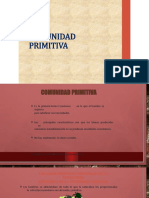 COMUNIDAD PRIMITIVA