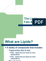 The Lipids: Fats & Oils