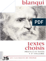 Auguste Blanqui, Textes Choisis