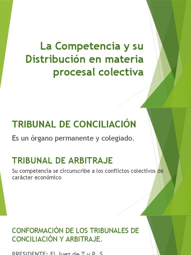La Competencia y Su Distribución en Materia Procesal | PDF