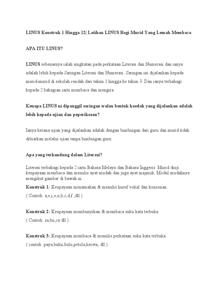 Linus Konstruk BM  PDF