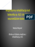 Respiratorna Rehabilitacija Kod ALS-A-Prof - DR Nataša Mujović