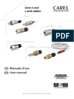 Sensori Di Pressione e Cavi Pressure Sensors and Cables: Manuale D'uso User Manual