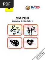 Mapeh: Quarter 1-Module 1