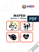 Mapeh: Quarter 1-Module 1