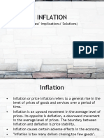 Inflation: (Causes/ Implications/ Solutions)