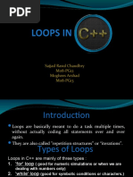 LOOPS IN C++ (Presentation)