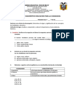 Evaluación de Diagnóstico Ciudadania 1bgu